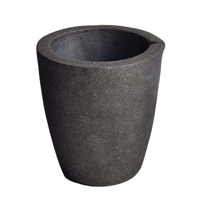 MegaCast #4 8KG MegaCast, Foundry Clay Graphite Crucibles Black Cup Furnace Torch Melting Casting Refining Gold Silver Copper Brass Aluminum - Image 1